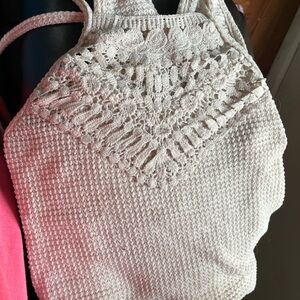 Apricot Halter Neck Top Summer Adjustable Straps